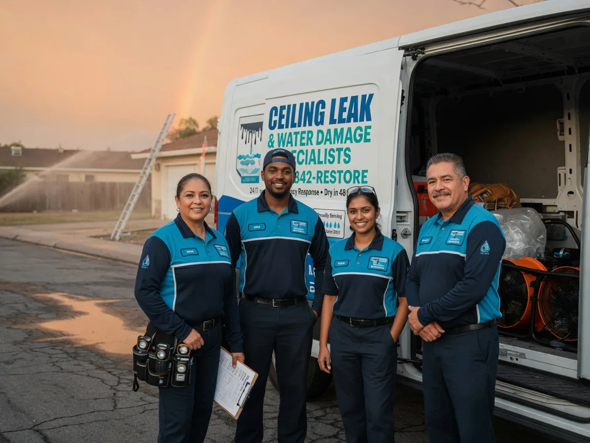 Ceiling Leak Cleanup company in Leslie, WV